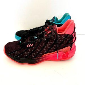 ADIDAS Dame 7 GCA Visionary Blue-Pink Men's Athletic Shoes -Size 10